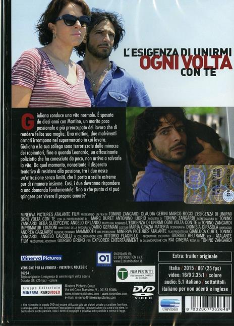 L' esigenza di unirmi ogni volta con te di Tonino Zangardi - DVD - 2