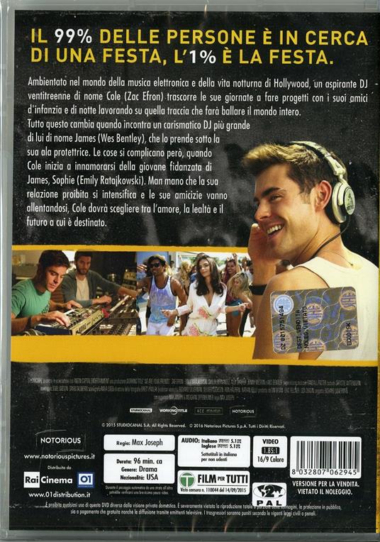 We Are Your Friends di Max Joseph - DVD - 2