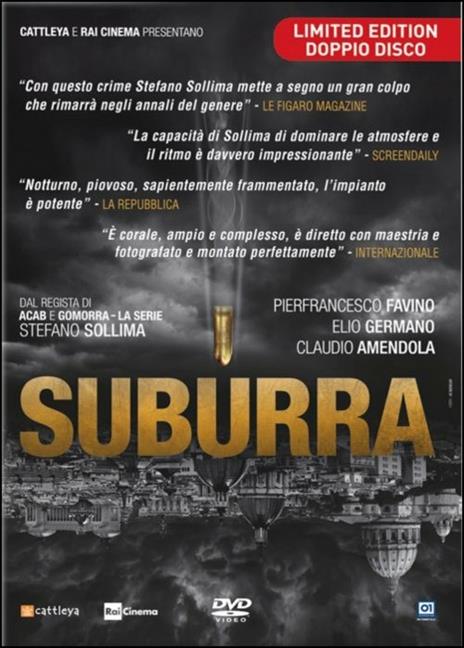 Suburra (2 DVD)<span>.</span> Limited Edition di Stefano Sollima - DVD