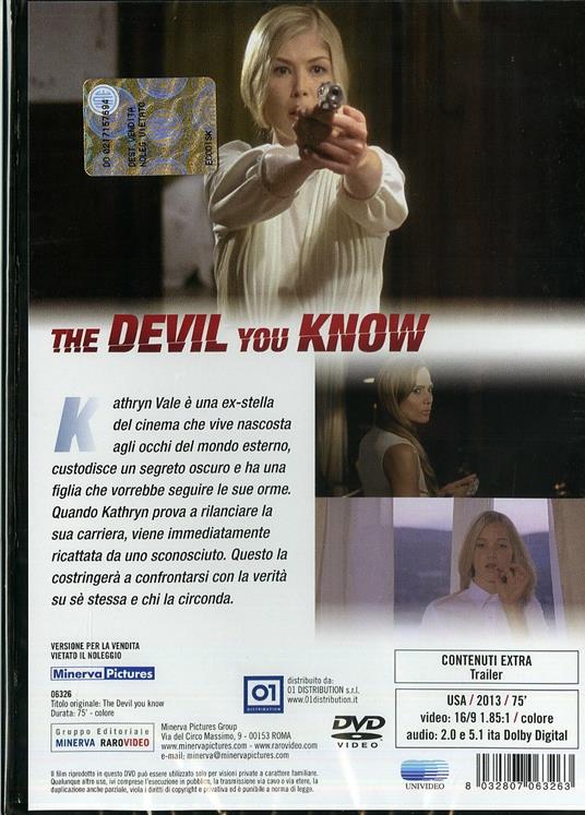The Devil You Know di James Oakley - DVD - 2
