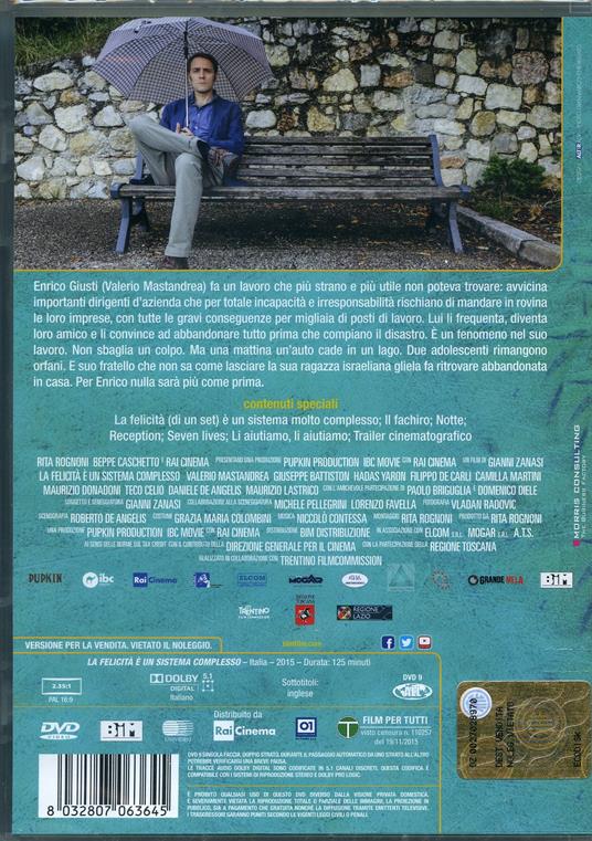 La felicità è un sistema complesso di Gianni Zanasi - DVD - 2