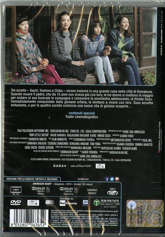 Little Sister (DVD) di Hirokazu Kore-Eda - DVD - 2
