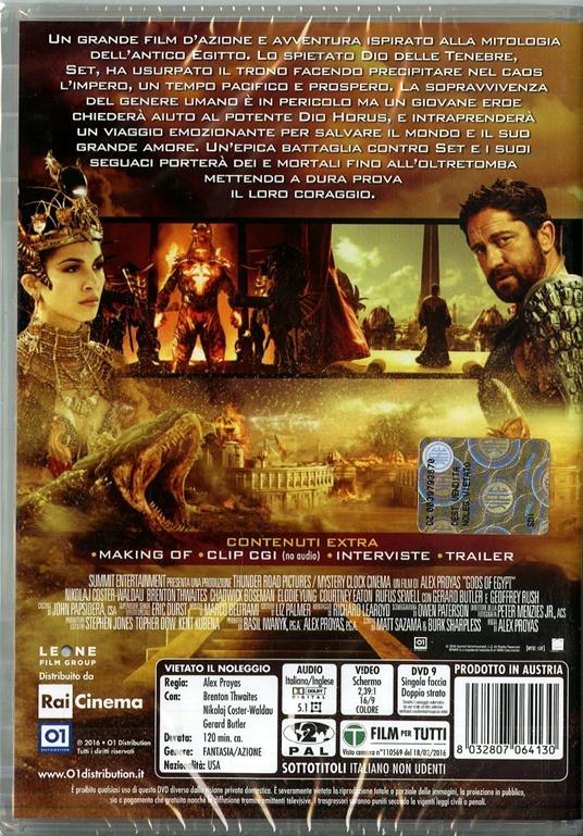 Gods of Egypt di Alex Proyas - DVD - 8