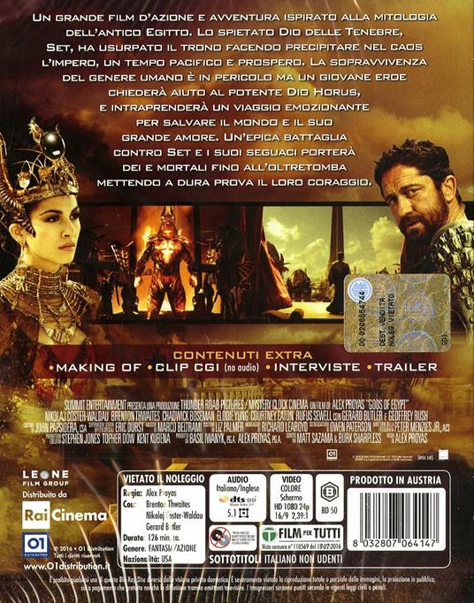 Gods of Egypt di Alex Proyas - Blu-ray - 8