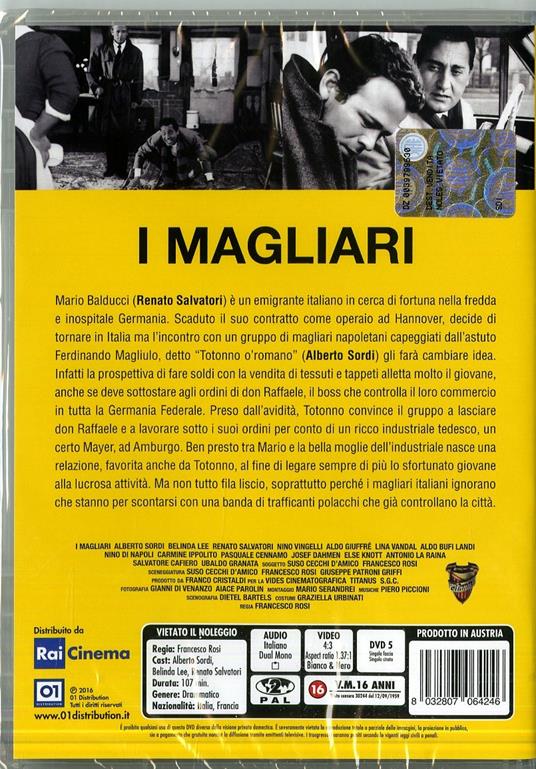 I magliari di Francesco Rosi - DVD - 2