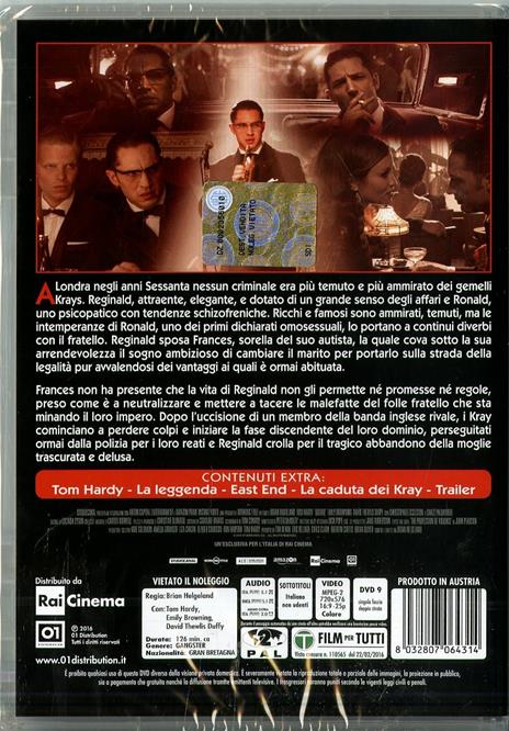 Legend di Brian Helgeland - DVD - 2