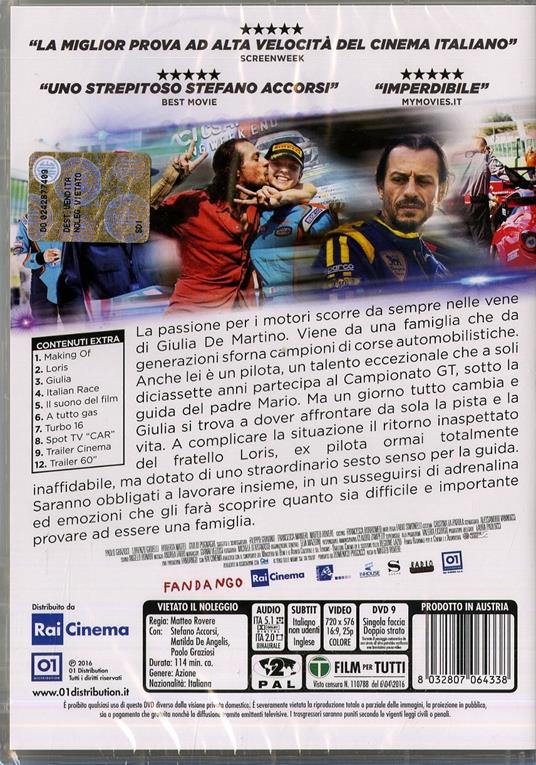 Veloce come il vento di Matteo Rovere - DVD - 8