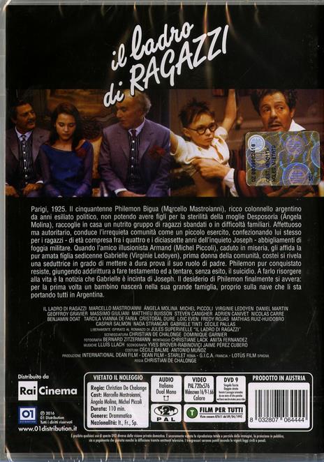 Il ladro di ragazzi di Christian De Chalonge - DVD - 2