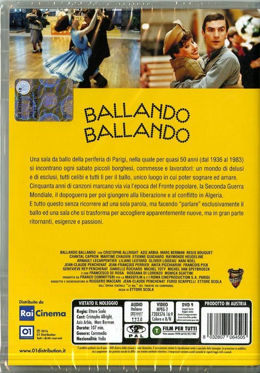 Ballando ballando di Ettore Scola - DVD - 2