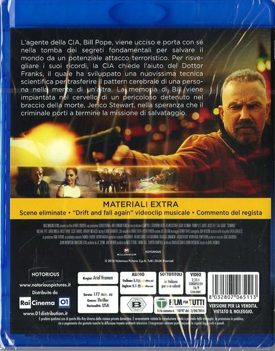 Criminal di Ariel Vromen - Blu-ray - 2