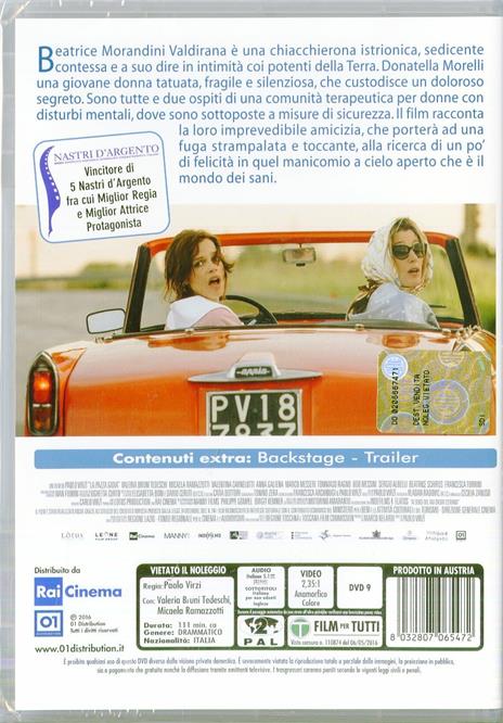 La pazza gioia (DVD) di Paolo Virzì - DVD - 10