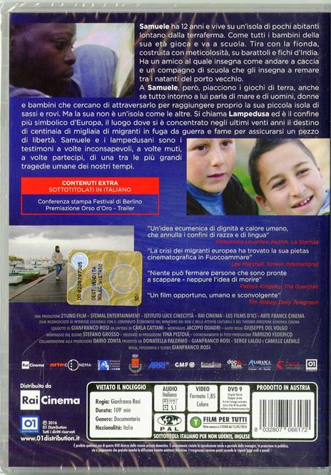 Fuocoammare (DVD) di Gianfranco Rosi - DVD - 2
