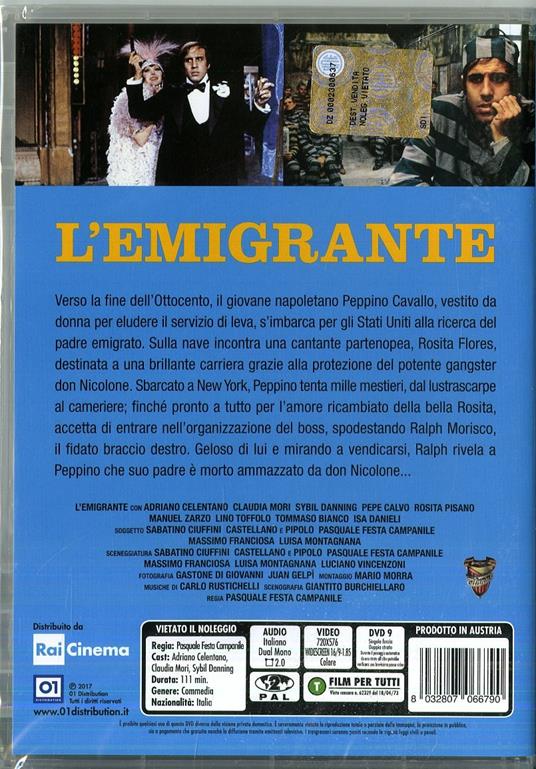 L' emigrante di Pasquale Festa Campanile - DVD - 2