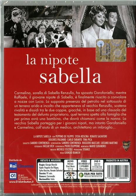 La nipote Sabella di Giorgio Bianchi - DVD - 2