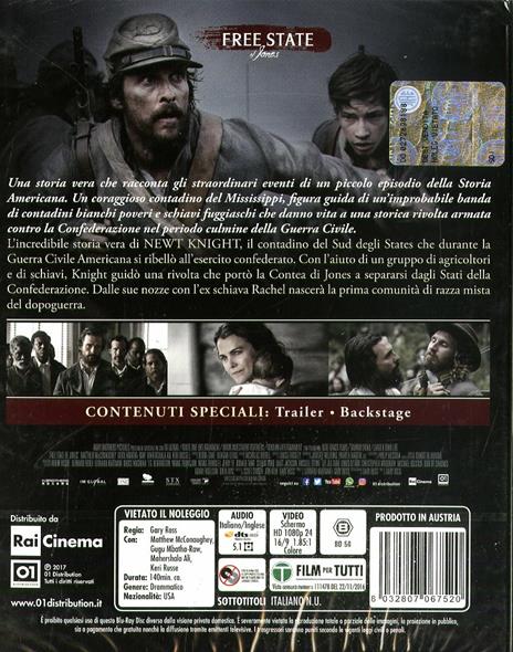 Free State of Jones (Blu-ray) di Gary Ross - Blu-ray - 11