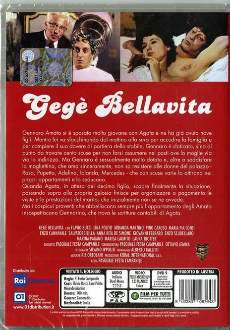 Gegè Bellavita (DVD) di Pasquale Festa Campanile - DVD - 2