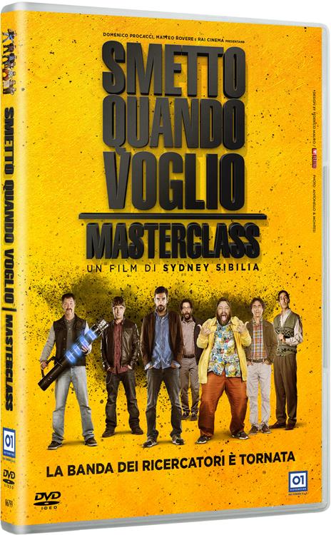 Smetto quando voglio. Masterclass (DVD) di Sydney Sibilia - DVD