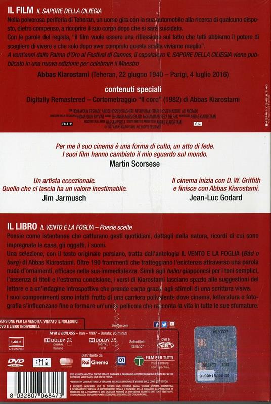 Il sapore della ciliegia (DVD) di Abbas Kiarostami - DVD - 2