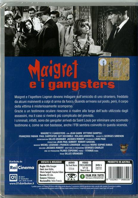 Maigret e i gangsters (DVD) di Gilles Grangier - DVD - 2