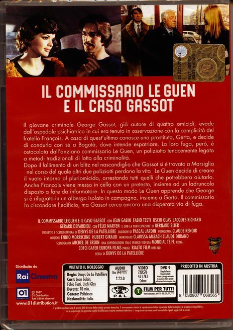 Commissario Leguen e il caso Gassot (DVD) di Denys De La Patellière - DVD - 2