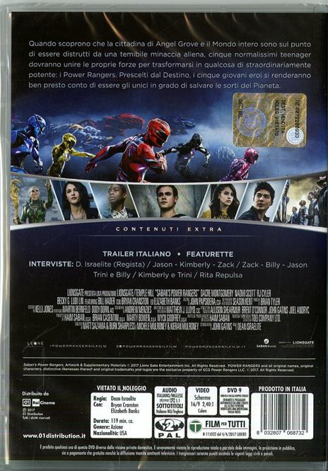 Power Rangers (DVD) di Dean Israelite - DVD - 9