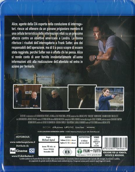 Codice Unlocked (Blu-ray) di Michael Apted - Blu-ray - 2