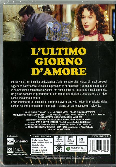 L' ultimo giorno d'amore (DVD) di Edouard Molinaro - DVD - 2