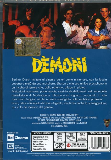 Demoni (DVD) di Lamberto Bava - DVD - 2