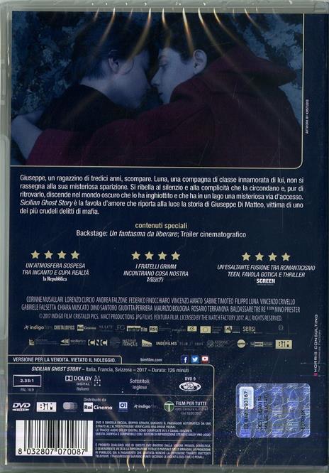 Sicilian Ghost Story (DVD) di Fabio Grassadonia,Antonio Piazza - DVD - 2