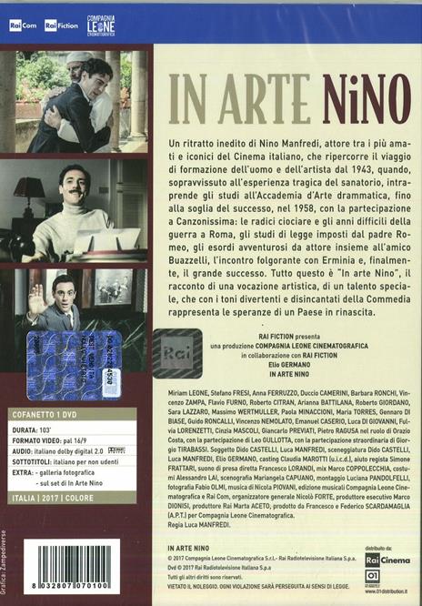 In arte Nino (DVD) di Luca Manfredi - DVD - 2