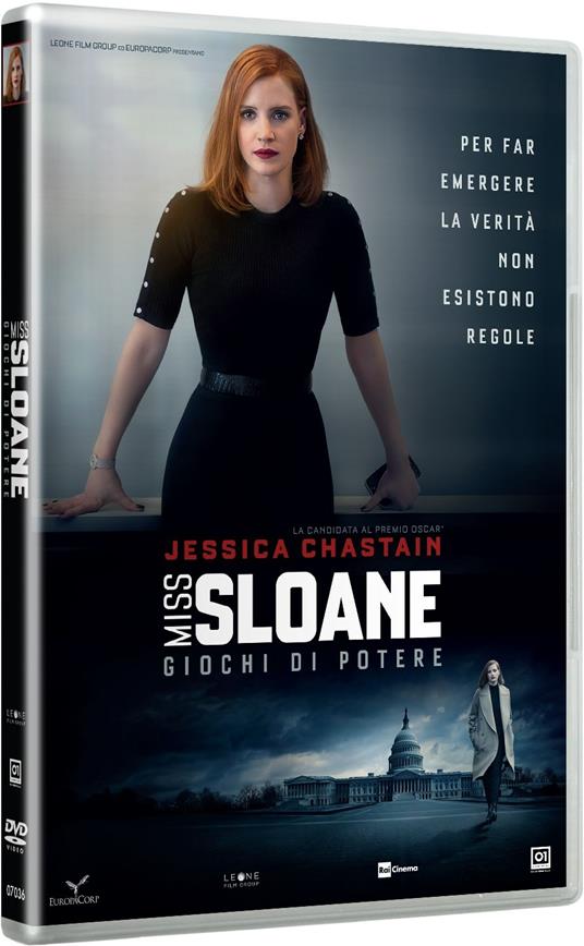 Miss Sloane. Giochi di potere (DVD) di John Madden - DVD