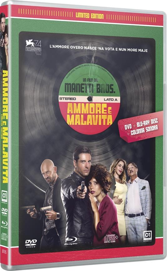 Ammore e malavita. Limited Edition (DVD + Blu-ray + CD) di Manetti Bros. - DVD + Blu-ray