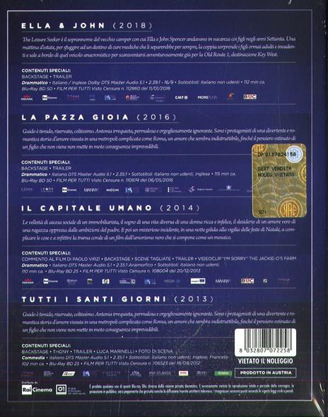 Paolo Virzì Collection (4 Blu-ray) di Paolo Virzì - 2