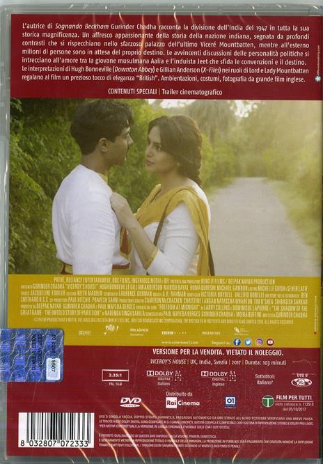 Il palazzo del Vicerè (DVD) di Gurinder Chadha - DVD - 2