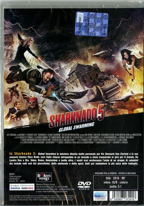 Sharknado 5 (DVD) di Anthony C. Ferrante - DVD - 2