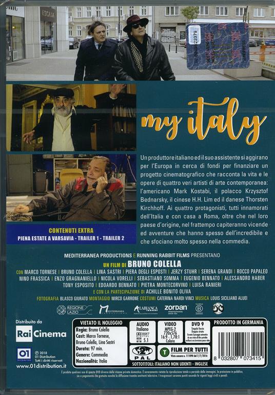 My Italy (DVD) di Bruno Colella - DVD - 2
