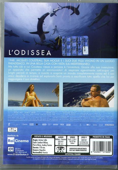 L' Odissea (DVD) di Jérôme Salle - DVD - 2