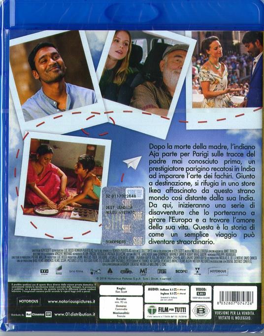 L' incredibile viaggio del fachiro (Blu-ray) di Ken Scott - Blu-ray - 3