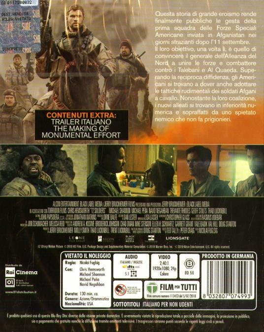 12 Soldiers (Blu-ray) di Nicolai Fuglsig - Blu-ray - 2