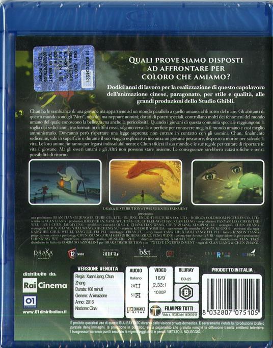 Big Fish & Begonia (Blu-ray) di Liang Xuan,Zhang Chun - Blu-ray - 2