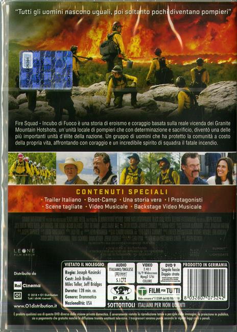 Fire Squad. Incubo di fuoco (DVD) di Joseph Kosinski - DVD - 2