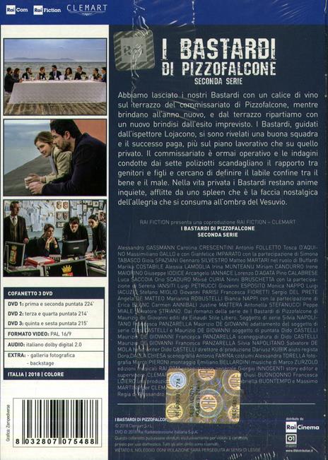 I bastardi di Pizzofalcone. Stagione 2. Serie TV ita (3 DVD) di Alessandro D'Alatri - DVD - 2