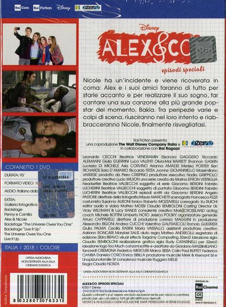 Alex & Co. Stagione 4. Serie TV ita (DVD) di Claudio Norza - DVD - 2