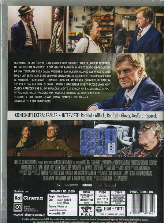 Old Man and the Gun (DVD) di David Lowery - DVD - 2