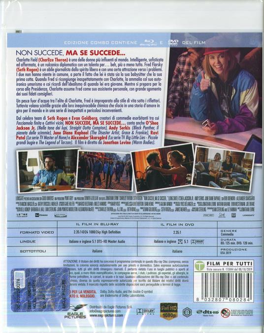 Non succede, ma se succede… (Blu-ray + DVD) di Jonathan Levine - DVD + Blu-ray - 2