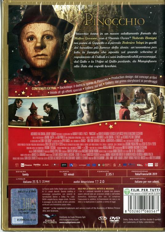 Pinocchio (DVD) di Matteo Garrone - DVD - 2