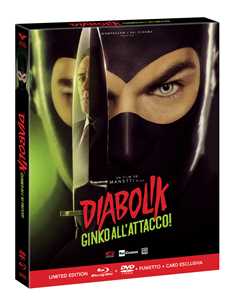 Film Diabolik. Ginko all'attacco! (DVD + Blu-ray + Fumetto + Card) Manetti Bros.