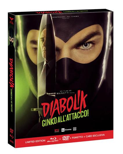 Diabolik. Ginko all'attacco! (DVD + Blu-ray) di Manetti Bros. - DVD + Blu-ray