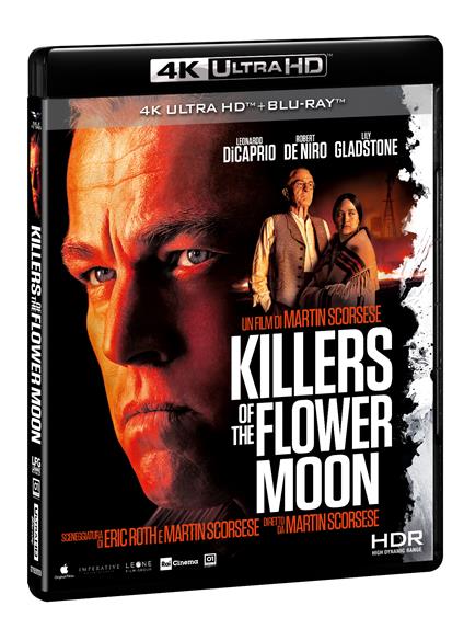 Killers of the Flower Moon (Blu-ray + Blu-ray Ultra HD 4K) di Martin Scorsese -  Blu-ray + Blu-ray Ultra HD 4K 