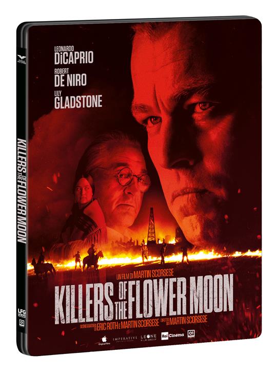 Killers of the Flower Moon. Steelbook (Blu-ray + Blu-ray Ultra HD 4K) di Martin Scorsese -  Blu-ray + Blu-ray Ultra HD 4K 